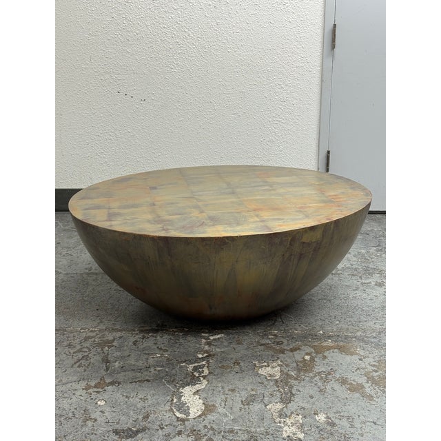 Gumps San Francisco Round Coffee Table For Sale - Image 4 of 12