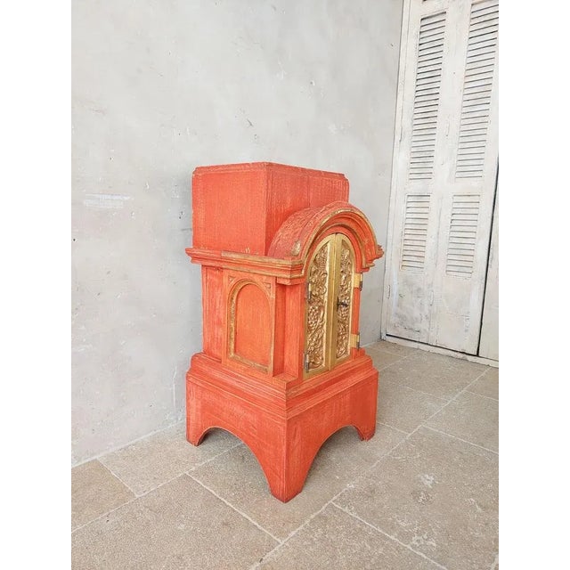 Vinage Pink Table Altar For Sale - Image 4 of 9