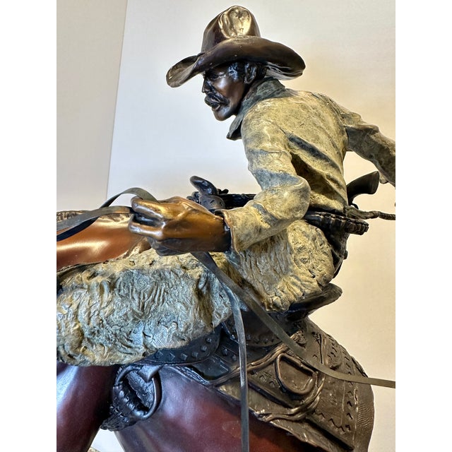 Austin Barton “Attitude Adjustment” Signed Limited Edition Bronze Sculpture | 1995 For Sale - Image 12 of 18