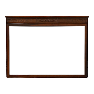 Dixie Furniture Mahogany Traditional Duncan Phyfe Style 44" Mirror 501-15