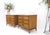 Wood Pair Three Drawers Light Walnut Banded Drawers Drop Pulls Bachelor Chests MINT! For Sale - Image 7 of 13