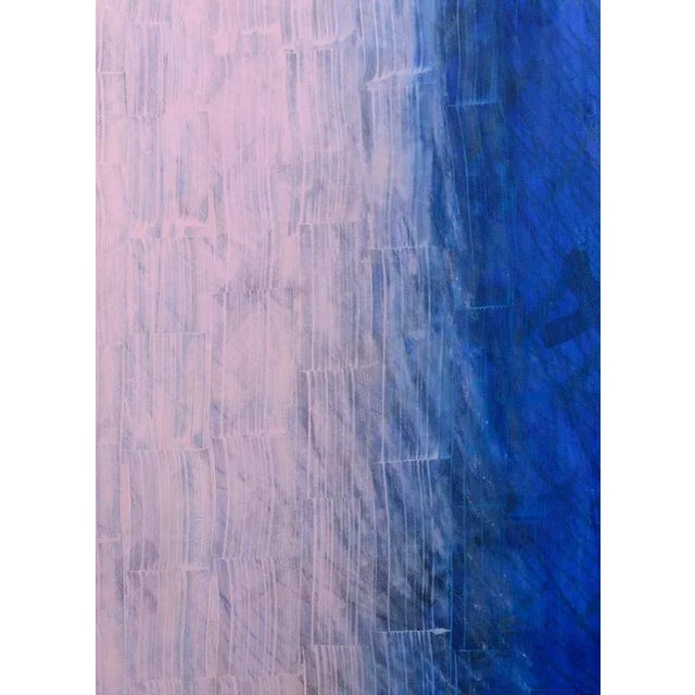Pink and Blue Abstract For Sale - Image 4 of 10