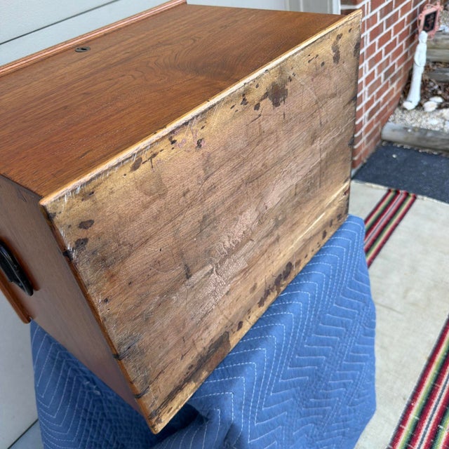 Antique Walnut Dovetailed Document or Storage Box, Pennsylvania, Circa 1850s For Sale - Image 15 of 18