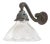 Antique Reclaimed Glass Holophane Wall Light, 1950s For Sale