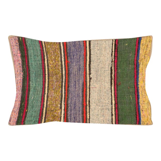 1960s Turkish Rag Pillow For Sale