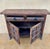 1940s Spanish Rustic Carved Solid Wood Sideboard with Wrought Iron Details For Sale - Image 6 of 9