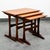 Set of 3 teak nesting tables by Kai Kristiansen. Unmarked examples that were recently imported from Denmark. These...