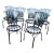 1950s Francois Carre Petite Fan Back Garden Chairs - Group of 6, Attributed For Sale