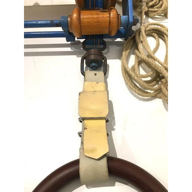 Industrial Vintage Gym Rings, 1940s For Sale - Image 3 of 13