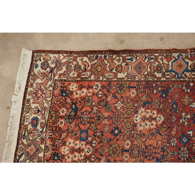 Early 20th Century Antique Persian Malayer Hand Knotted Rug For Sale - Image 5 of 13