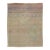 Faded Vintage Embroidered Kilim Fragment - 2`5″ X 2`10″ For Sale
