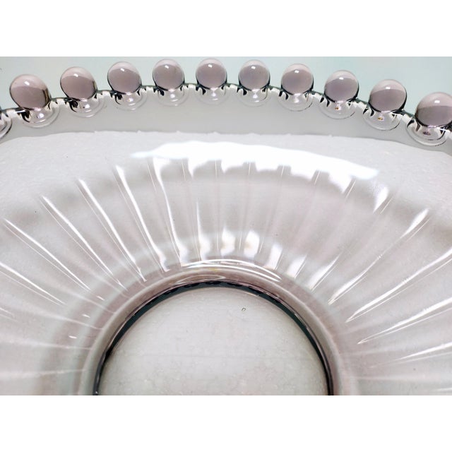Vintage Art Deco Purple Glass Bowl by Josef Inwald, 1950s For Sale - Image 12 of 15