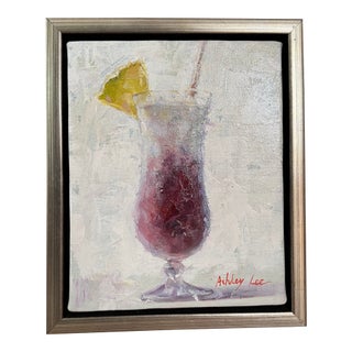 "Sangria Cooler", Oil Painting by Ashley Lee For Sale
