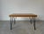 Available for sale this Fantastic Vintage Mid Century Modern teak wood top coffee table with iron hairpin legs. Item...