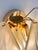 2020s Contemporary Modern Sanded Champagne "Rondini" Murano Wall Sconces- Set of 3 For Sale - Image 5 of 9