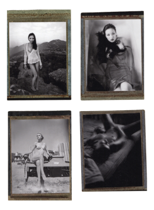 Renée Jacobs, Female Nudes, Original Signed Polaroid Countertypes, Set of 4