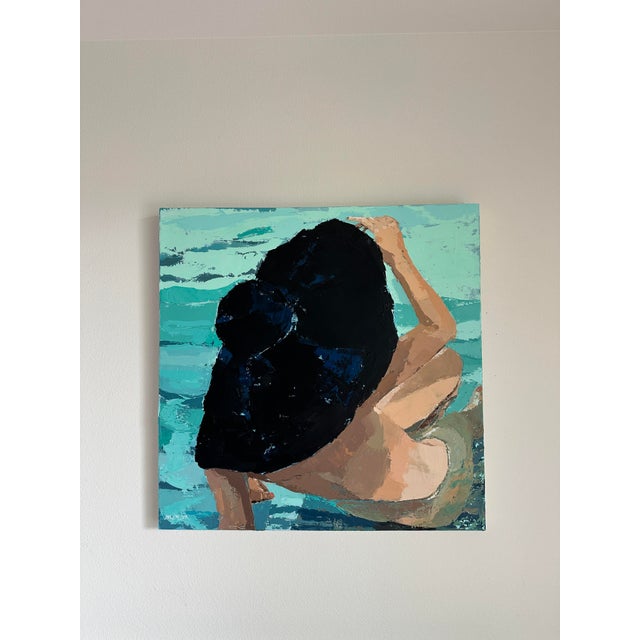 "You Can Leave Your Hat On" Original Modern Oil Painting, by Jennifer Hohlfelder For Sale - Image 10 of 10