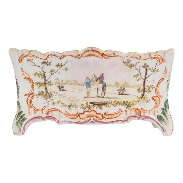 Bouquetière Vase in Porcelain, 18th Century For Sale