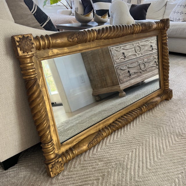 Antique Federal Giltwood Mirror For Sale In New York - Image 6 of 9