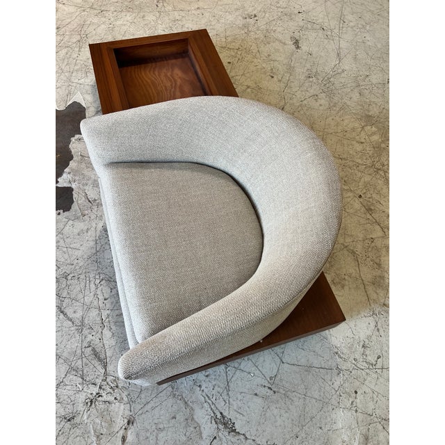 Craft Associates Mid Century Cloud Chair Settee by Adrian Pearsall for Craft Associates For Sale - Image 4 of 6