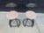 Contemporary Pair of Contemporary Modern Industrial Swivel Counter Bar Stools For Sale - Image 3 of 7
