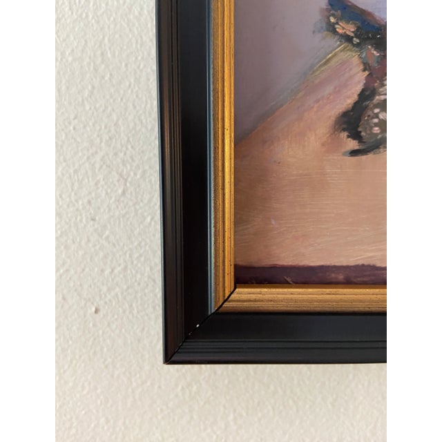 Peony Still Life With Butterflies Contemporary Oil Painting by Marina Movshina Framed For Sale - Image 4 of 5