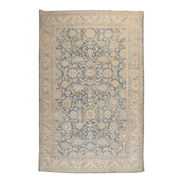 Zabihi Collection Persian Malayer Blue Small Room Size Rug For Sale