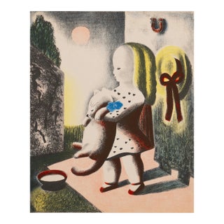 'Anabel & Millicent' by Nura Ulreich, Art Deco, Woman Artist, Art Institute of Chicago, Art Students League, Paris, Salon d'Automne For Sale