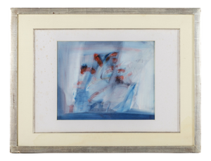 Portuguese School, Abstract Painting, Mixed Media, Framed