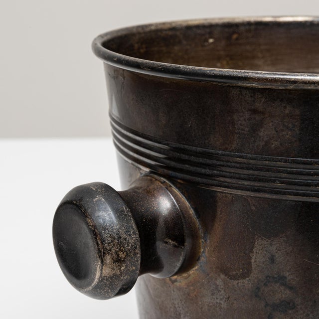 20th Century French Silver Plated Champagne Bucket For Sale - Image 12 of 18