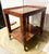 2010s Burlwood 2-Tier Side Table- Karl Springer “Telephone Table” Style For Sale - Image 5 of 8