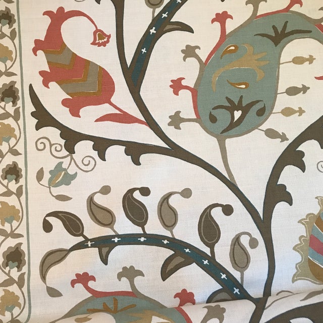 Nina Campbell “Beatrice” Fabric 2 6/8 Continuous Yards Chairish