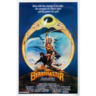 The Beastmaster Original Vintage Poster 1982 For Sale