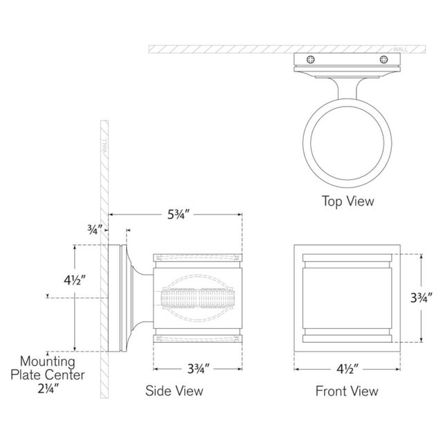 Modern Chapman & Myers for Visual Comfort Signature Provo 5" Canister Light in Matte Black For Sale - Image 3 of 5