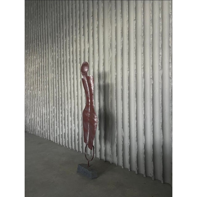 Antonio Misuraca, Large Sculpture, 1980s, Metal For Sale - Image 4 of 7
