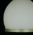 Late 20th Century Modern White Glass & Brushed Steel Semi Flush Mount Light For Sale - Image 6 of 10