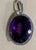 68 Carat Amethyst & 2.2 ct Diamond Pendant Necklace 14 Karat White Gold + Chain For Sale - Image 17 of 18