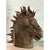Vintage Brutalist Torch Cut Copper Horse Head For Sale In West Palm - Image 6 of 10
