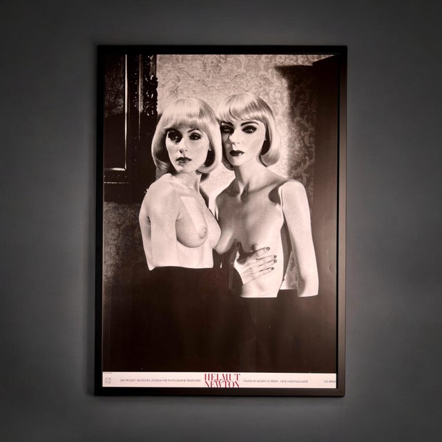 Helmut Newton, “Work” Exhibition Poster, Neue Nationalgalerie Berlin, 1.11.2000-7.1.2001, Framed For Sale - Image 4 of 14