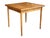 Mid-Century Modern 1960s Danish Modern Teak Extendable Dining Table With 2 Leaves, Square Top & Tapered Legs For Sale - Image 3 of 15