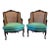 Vintage French Louis XV Caned Bergere Chairs - a Pair For Sale