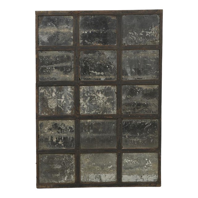 Industrial Mercury Mirror, 1800s For Sale