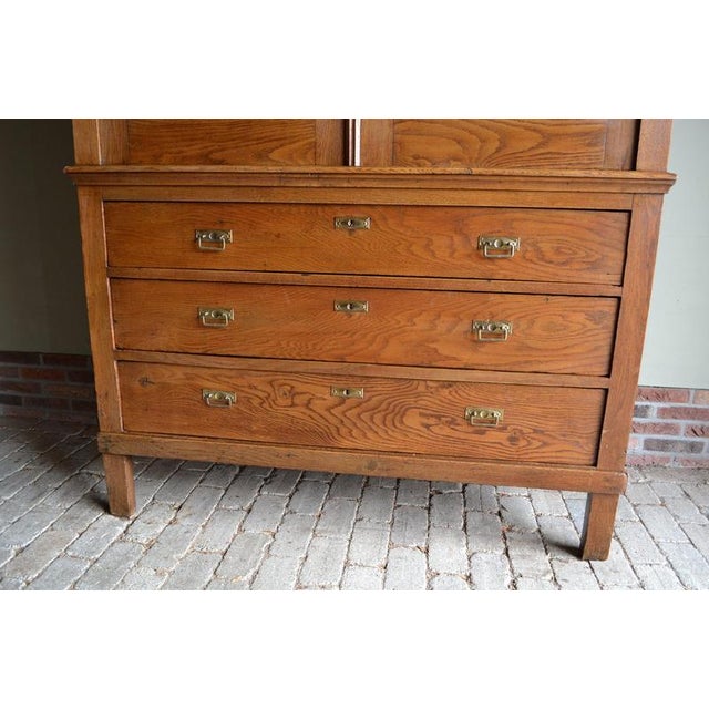 Antique Dutch Oak Cabinet, 19th Century For Sale - Image 4 of 10