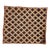 Cacao African Kuba Cloth Panel For Sale