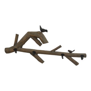 1980s Wall-Mounted Coat Rack For Sale