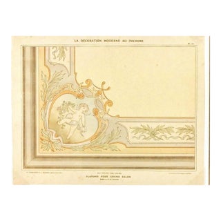 Antique Ceiling Decor, C. 1890 For Sale