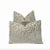 Silver Speckle Velvet Throw Pillow With Feather Down Insert For Sale - Image 4 of 4