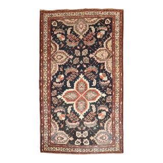 Antique Zabihi Collection Persian Mahal Accent Rug - 4' x 6'6" For Sale