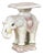 Vintage Italian Glazed Terra Cotta Elephant Stand For Sale