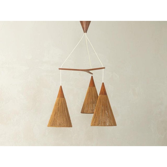 Vintage Hanging Lamp by Ib Fabiansen for Fog & Mørup, 1960s For Sale - Image 4 of 10